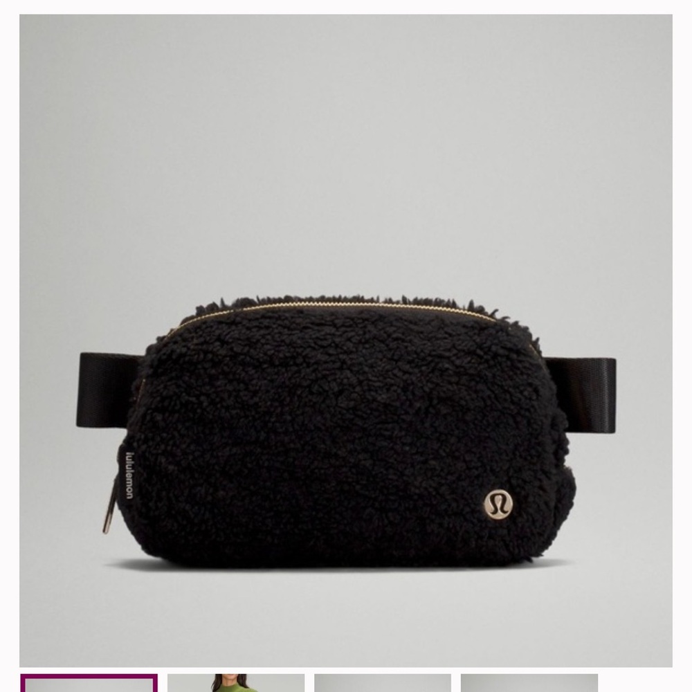lululemon athletica Black Crossbody Bag Sleek Minimalist Design